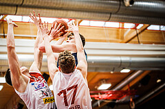 Basketball, win2day Basketball Superliga 2022/23, 10. Qualifikationsrunde, Traiskirchen Lions, Vienna D.C. Timberwolves, Chris Vogt (33)