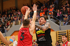 Basketball Zweite Liga 2022/23, Playoff, Semifinale Spiel 3 Mistelbach Mustangs vs. Mattersburg Rocks


