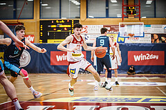 Basketball, win2day Basketball Superliga 2022/23, 10. Qualifikationsrunde, Traiskirchen Lions, Vienna D.C. Timberwolves, Nils Kühteubl (12)
