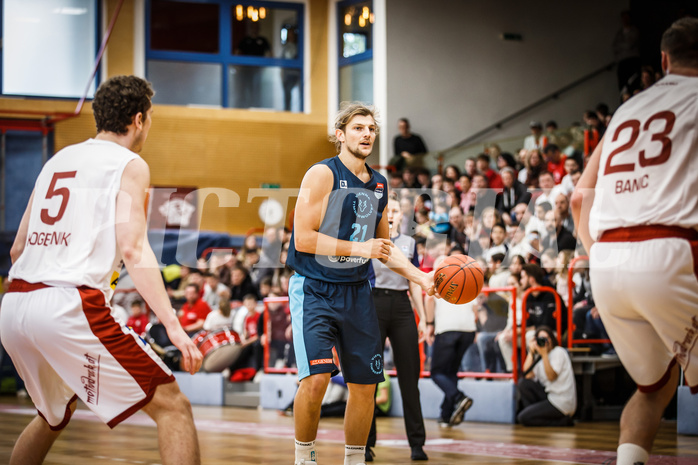 Basketball, win2day Basketball Superliga 2022/23, 10. Qualifikationsrunde, Traiskirchen Lions, Vienna D.C. Timberwolves, Moritz Lanegger (21)