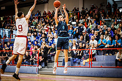 Basketball, win2day Basketball Superliga 2022/23, 10. Qualifikationsrunde, Traiskirchen Lions, Vienna D.C. Timberwolves, Elias Wlasak (8)