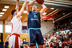 Basketball, win2day Basketball Superliga 2022/23, 10. Qualifikationsrunde, Traiskirchen Lions, Vienna D.C. Timberwolves, Jakob Szkutta (10)