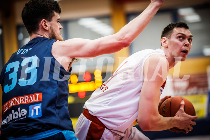 Basketball, win2day Basketball Superliga 2022/23, 10. Qualifikationsrunde, Traiskirchen Lions, Vienna D.C. Timberwolves, I. Gromovs (4)