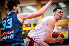 Basketball, win2day Basketball Superliga 2022/23, 10. Qualifikationsrunde, Traiskirchen Lions, Vienna D.C. Timberwolves, I. Gromovs (4)