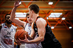 Basketball, win2day Basketball Superliga 2022/23, 10. Qualifikationsrunde, BBC Nord Dragonz, Fürstenfeld Panthers, Jan Schott (8)