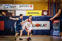 Basketball, win2day Basketball Superliga 2022/23, 10. Qualifikationsrunde, Traiskirchen Lions, Vienna D.C. Timberwolves, David Makivic (1)