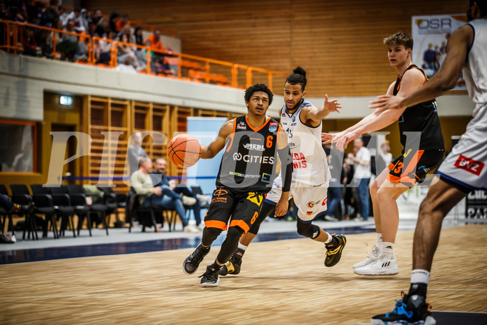 Basketball, win2day Basketball Superliga 2022/23, 10. Qualifikationsrunde, BBC Nord Dragonz, Fürstenfeld Panthers, Steve Robinson Jr. (6)