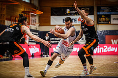 Basketball, win2day Basketball Superliga 2022/23, 10. Qualifikationsrunde, BBC Nord Dragonz, Fürstenfeld Panthers, Petar Cosic (3)