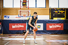 Basketball, win2day Basketball Superliga 2022/23, 10. Qualifikationsrunde, Traiskirchen Lions, Vienna D.C. Timberwolves, Chris Vogt (33)