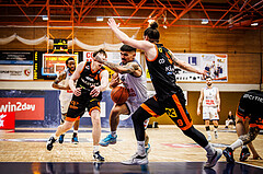 Basketball, win2day Basketball Superliga 2022/23, 10. Qualifikationsrunde, BBC Nord Dragonz, Fürstenfeld Panthers, Fabio Söhnel (44)