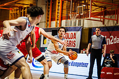 Basketball, win2day Basketball Superliga 2023/224, Grunddurchgang Runde 22, BBC Nord Dragonz, BC Vienna, Lukas Hahn (25)