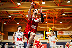 Basketball, win2day Basketball Superliga 2023/224, Grunddurchgang Runde 22, BBC Nord Dragonz, BC Vienna, Davor Konjevic (31)