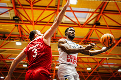 Basketball, win2day Basketball Superliga 2023/224, Grunddurchgang Runde 22, BBC Nord Dragonz, BC Vienna, Austen Awosika (10)