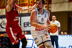 Basketball, win2day Basketball Superliga 2023/224, Grunddurchgang Runde 22, BBC Nord Dragonz, BC Vienna, Sebastian Kunc (5)