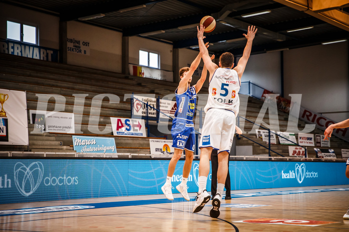 Basketball, bet-at-home Basketball Superliga 2020/21, Halbfinale Spiel 2, Oberwart Gunners, Gmunden Swans, Lukas Schartmüller (11)