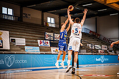 Basketball, bet-at-home Basketball Superliga 2020/21, Halbfinale Spiel 2, Oberwart Gunners, Gmunden Swans, Lukas Schartmüller (11)