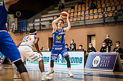 Basketball, bet-at-home Basketball Superliga 2020/21, Halbfinale Spiel 2, Oberwart Gunners, Gmunden Swans, Benedikt Güttl (7)