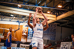 Basketball, bet-at-home Basketball Superliga 2020/21, Halbfinale Spiel 2, Oberwart Gunners, Gmunden Swans, Renato Poljak (16)