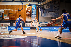 Basketball, bet-at-home Basketball Superliga 2020/21, Halbfinale Spiel 2, Oberwart Gunners, Gmunden Swans, Ignas Fiodorovas (5)