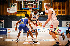 Basketball, bet-at-home Basketball Superliga 2020/21, Halbfinale Spiel 2, Oberwart Gunners, Gmunden Swans, Quincy Diggs (13)