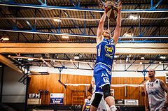 Basketball, bet-at-home Basketball Superliga 2020/21, Halbfinale Spiel 2, Oberwart Gunners, Gmunden Swans, Daniel Dolenc (15)