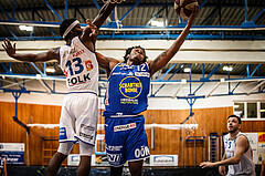 Basketball, bet-at-home Basketball Superliga 2020/21, Halbfinale Spiel 2, Oberwart Gunners, Gmunden Swans, Stephon Jelks (12)