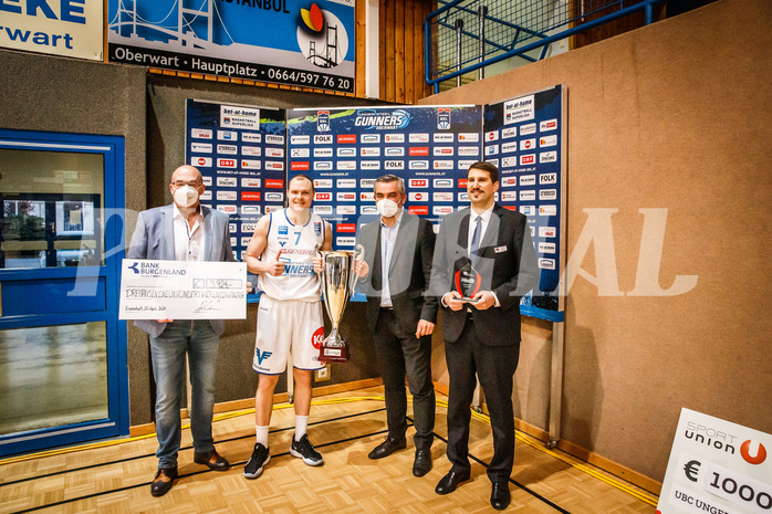Basketball, bet-at-home Basketball Superliga 2020/21, Halbfinale Spiel 2, Oberwart Gunners, Gmunden Swans, 