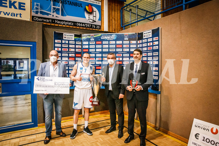 Basketball, bet-at-home Basketball Superliga 2020/21, Halbfinale Spiel 2, Oberwart Gunners, Gmunden Swans, 