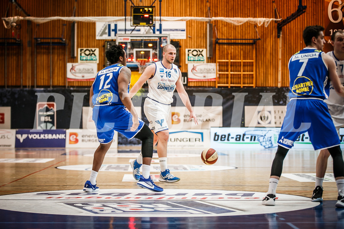 Basketball, bet-at-home Basketball Superliga 2020/21, Halbfinale Spiel 2, Oberwart Gunners, Gmunden Swans, Renato Poljak (16)