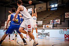 Basketball, bet-at-home Basketball Superliga 2020/21, Halbfinale Spiel 2, Oberwart Gunners, Gmunden Swans, Jonathan Knessl (12)