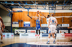 Basketball, bet-at-home Basketball Superliga 2020/21, Halbfinale Spiel 2, Oberwart Gunners, Gmunden Swans, Daniel Friedrich (6)