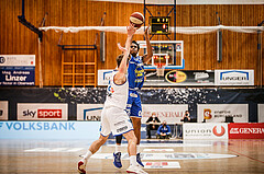 Basketball, bet-at-home Basketball Superliga 2020/21, Halbfinale Spiel 2, Oberwart Gunners, Gmunden Swans, Stephon Jelks (12)