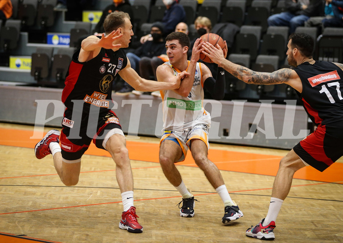 Basketball Superliga 2021/22, Grunddurchgang 12.Runde Klosterneuburg Dukes vs. BC Vienna



