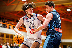 Basketball, win2day Basketball Superliga 2023/224, Qualifikationsrunde Spiel 2, BBC Nord Dragonz, Vienna Timberwolves, Dogus Demirel (23)