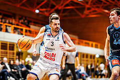 Basketball, win2day Basketball Superliga 2023/224, Qualifikationsrunde Spiel 2, BBC Nord Dragonz, Vienna Timberwolves, Petar Cosic (3)