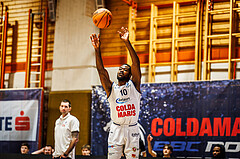 Basketball, win2day Basketball Superliga 2023/224, Qualifikationsrunde Spiel 2, BBC Nord Dragonz, Vienna Timberwolves, Austen Awosika (10)