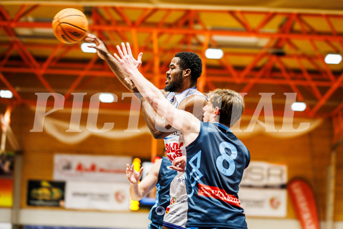 Basketball, win2day Basketball Superliga 2023/224, Qualifikationsrunde Spiel 2, BBC Nord Dragonz, Vienna Timberwolves, Austen Awosika (10)