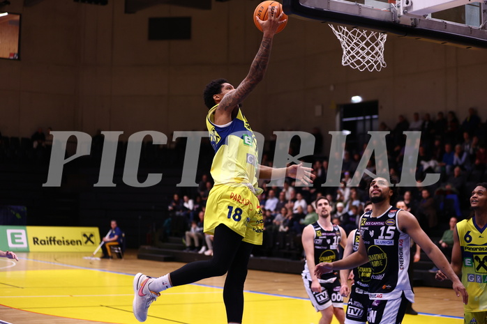 08.03.2024, Graz, Raiffeisen Sportpark Graz, Basketball Superliga 2023/24, 2.Platzierungsrunde, UBSC Raiffeisen Graz - OCS Swans Gmunden