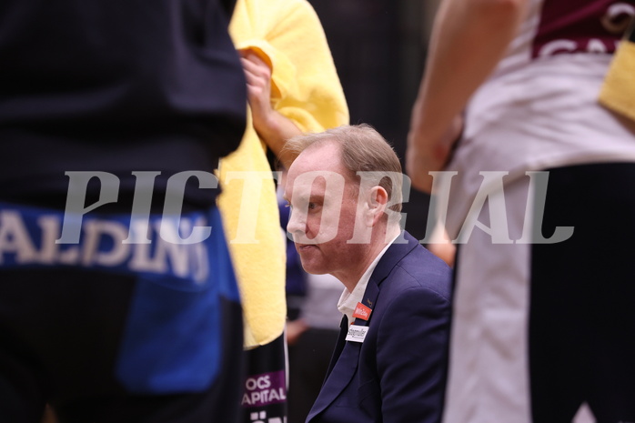 08.03.2024, Graz, Raiffeisen Sportpark Graz, Basketball Superliga 2023/24, 2.Platzierungsrunde, UBSC Raiffeisen Graz - OCS Swans Gmunden