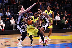 08.03.2024, Graz, Raiffeisen Sportpark Graz, Basketball Superliga 2023/24, 2.Platzierungsrunde, UBSC Raiffeisen Graz - OCS Swans Gmunden