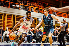 Basketball, win2day Basketball Superliga 2023/224, Qualifikationsrunde Spiel 2, BBC Nord Dragonz, Vienna Timberwolves, Austen Awosika (10)