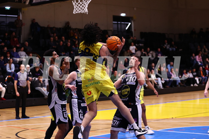 08.03.2024, Graz, Raiffeisen Sportpark Graz, Basketball Superliga 2023/24, 2.Platzierungsrunde, UBSC Raiffeisen Graz - OCS Swans Gmunden