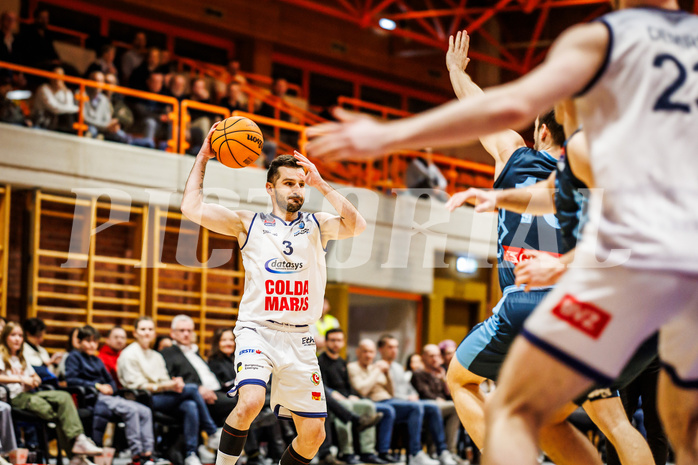 Basketball, win2day Basketball Superliga 2023/224, Qualifikationsrunde Spiel 2, BBC Nord Dragonz, Vienna Timberwolves, Petar Cosic (3)