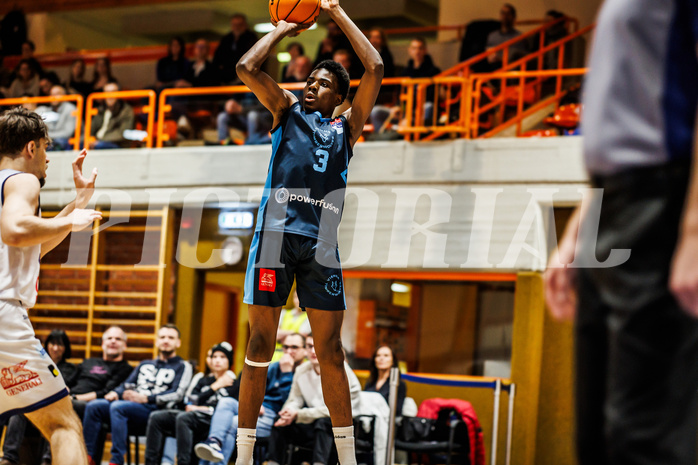 Basketball, win2day Basketball Superliga 2023/224, Qualifikationsrunde Spiel 2, BBC Nord Dragonz, Vienna Timberwolves, Nnadalu Noble (3)
