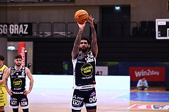 08.03.2024, Graz, Raiffeisen Sportpark Graz, Basketball Superliga 2023/24, 2.Platzierungsrunde, UBSC Raiffeisen Graz - OCS Swans Gmunden