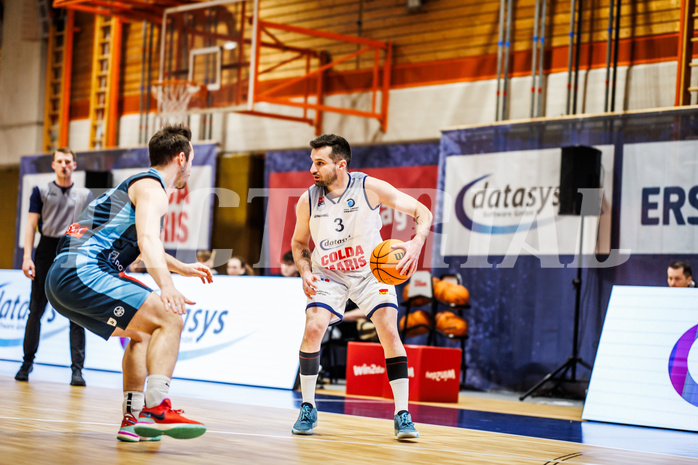 Basketball, win2day Basketball Superliga 2023/224, Qualifikationsrunde Spiel 2, BBC Nord Dragonz, Vienna Timberwolves, Petar Cosic (3)