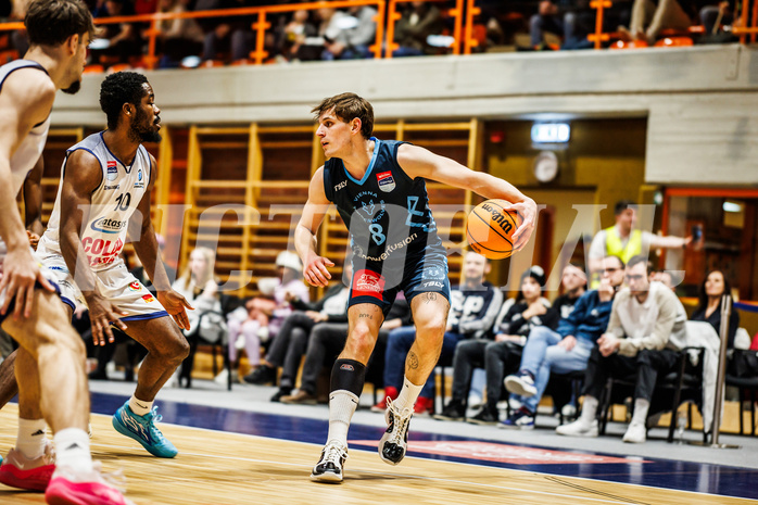 Basketball, win2day Basketball Superliga 2023/224, Qualifikationsrunde Spiel 2, BBC Nord Dragonz, Vienna Timberwolves, Elias Wlasak (8)