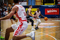 Basketball, Win2Day Superliga 2024/25, Grunddurchgang 15.Runde, Traiskirchen Lions, Fuerstenfeld Panthers, Cedric Russell (0)