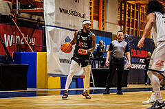 Basketball, win2day Basketball Superliga 2024/25, Grunddurchgang Runde 15, BBC Nord Dragonz, Kapfenberg Bulls, Armani Chaney (1)