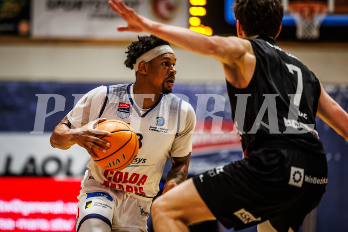 Basketball, win2day Basketball Superliga 2024/25, Grunddurchgang Runde 15, BBC Nord Dragonz, Kapfenberg Bulls, Rayshawn Mart (3)